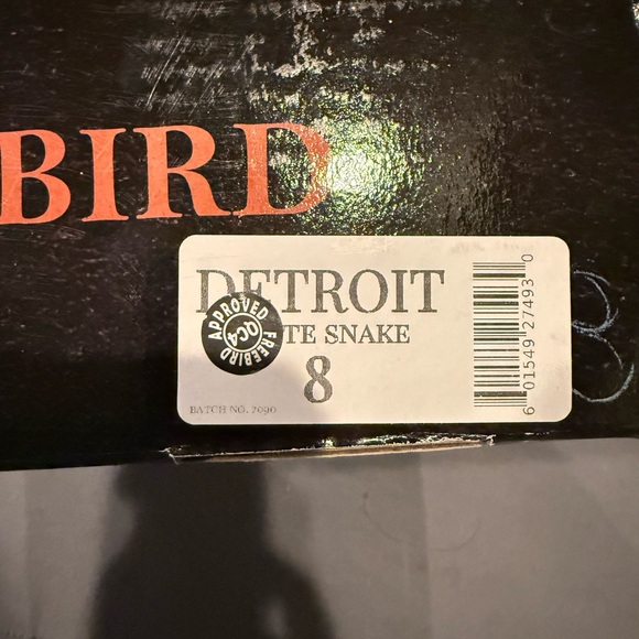 FREEBIRD by Steve Madden Detroit snake skin booties - Picture 7 of 7